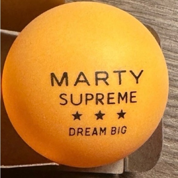 BOX of MARTY SUPREME BNIB ping pong balls from NYC movie premiere! - Picture 5 of 11